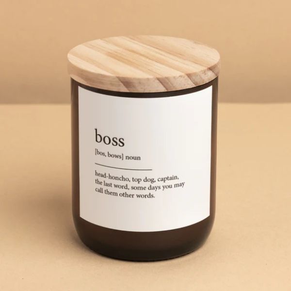 Picture of BOSS COMMONFOLK DICTIONARY MEANING CANDLE